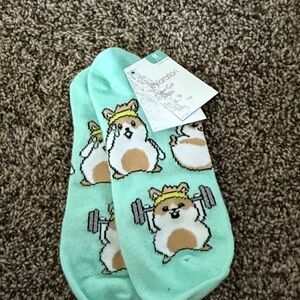 Xhilaration Mint Green Hamster Socks